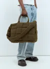 Bottega Veneta Intreccio Tote Bag In Green