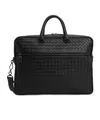 Bottega Veneta Intreciato Briefcase In Black