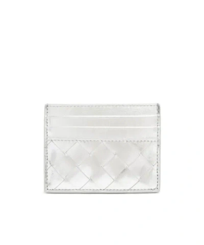 Bottega Veneta Intrecciato Credit Cardholder In White