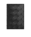 Bottega Veneta Intrecciato Medium Bi-fold Wallet With L-zip In Black