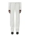 Bottega Veneta Intreciato Patterned Casual Pants In White