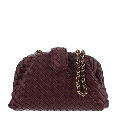 Bottega Veneta Lauren 1980 Mini Clutch Bag In Burgundy