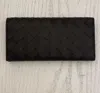 Bottega Veneta Intreciato Wallet In Black