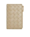 Bottega Veneta Solstice Medium Bi-fold Wallet In Natural Color/glacier Color