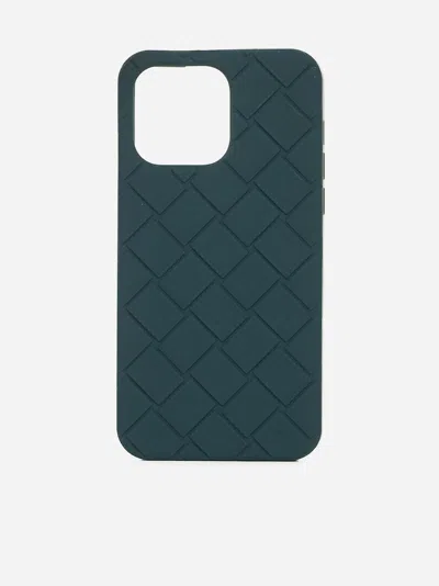 Bottega Veneta Iphone 14 Pro Max Case In Verde