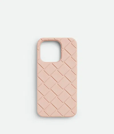 Bottega Veneta Iphone 15 Pro Case In Cameo