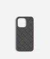 Bottega Veneta Iphone 15 Pro Case In Lapilli