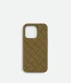 Bottega Veneta Iphone 16 Pro Case In Algae