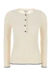 Bottega Veneta Long-sleeved Sweater In Yellow