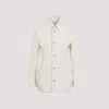 Bottega Veneta Tailored Cotton Jacket With Classic Collar In White