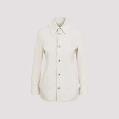 BOTTEGA VENETA IVORY COTTON JACKET