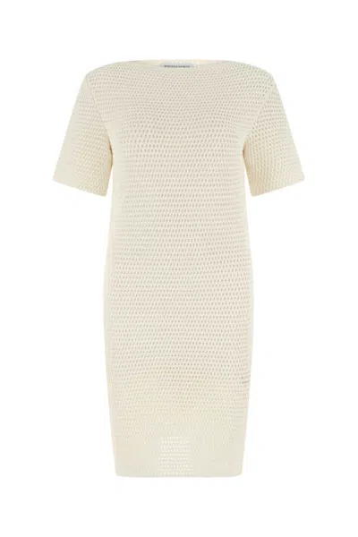 BOTTEGA VENETA IVORY CROCHET DRESS