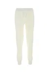 Bottega Veneta Elastic Waistband Wool Blend Joggers In White