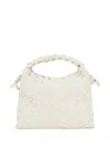 Bottega Veneta Ivory White Leather Intrecciato Bag
