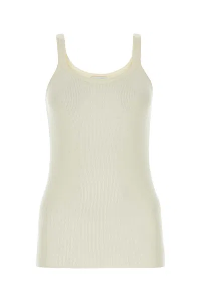 BOTTEGA VENETA IVORY WOOL TANK TOP