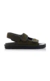 Bottega Veneta Jack Slack-heeled Flat Sandals In Brown