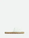 Bottega Veneta Jack Woven Napa Slide Espadrilles In Blue