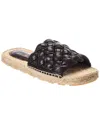 Bottega Veneta Jack Intrecciato Flat Sandals In Black