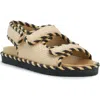 Bottega Veneta Jack Slingback Sandal In Natural/black