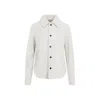 Bottega Veneta Shearling Jacket Women In White