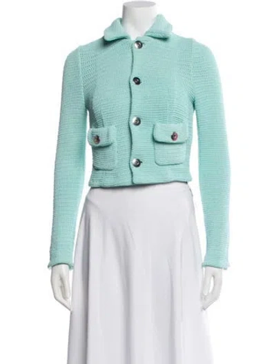 Pre-owned Bottega Veneta Jacket In Blue