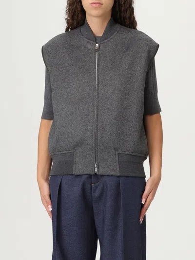 Bottega Veneta Jacket  Woman Color Black In Gray