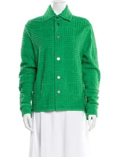 Pre-owned Bottega Veneta Jacket In Green