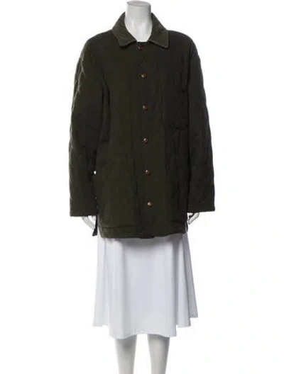 Pre-owned Bottega Veneta Jacket In Green