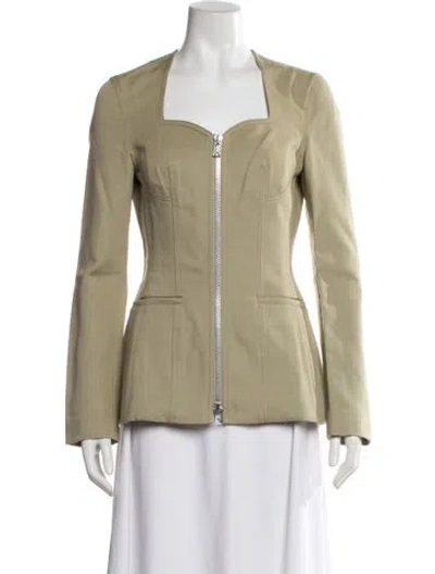 Pre-owned Bottega Veneta Jacket In Green