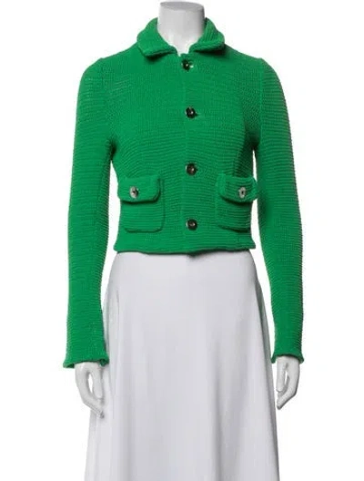Pre-owned Bottega Veneta Jacket In Green