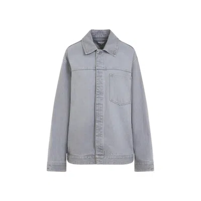 Bottega Veneta Light Grey Oversize Jacket