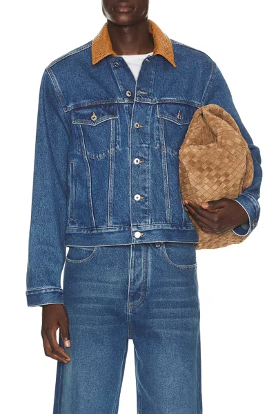 Bottega Veneta Jacket Medium Indigo Washed In Blue