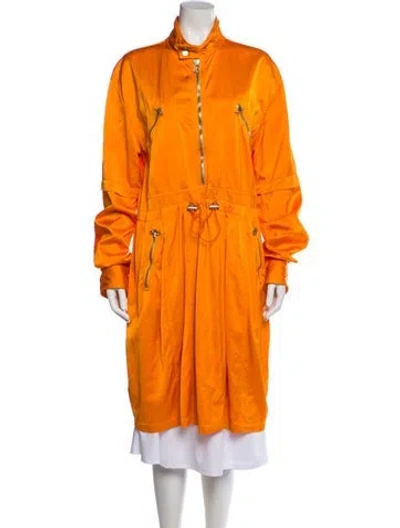 Pre-owned Bottega Veneta Jacket In Orange