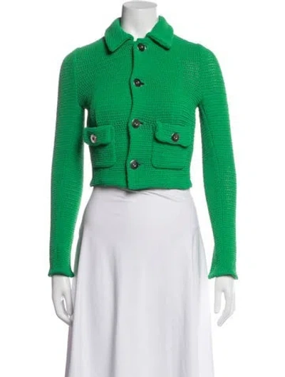 Pre-owned Bottega Veneta Jacket W/ Tags In Green