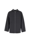 Bottega Veneta Melang Effect Wool Jacket In Black
