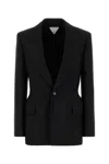 Bottega Veneta Wool Blazer With Front Flap Pockets