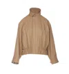 Bottega Veneta Cotton Twill Blouson In Beige