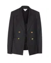 Bottega Veneta Women Wool Double-breasted Jacket In Black