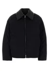 Bottega Veneta Black Nylon Down Jacket In Black