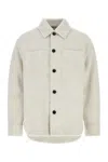 Bottega Veneta White Oversize Jacket In White