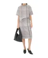Bottega Veneta Jacquard Skirt In Gray