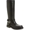 Bottega Veneta James Harness Riding Boot In Black