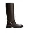 Bottega Veneta Leather Knee-high Boots In Multi