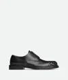 Bottega Veneta Leather Intrecciato-toe James Oxford Shoes