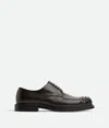 Bottega Veneta Leather Intrecciato-toe James Oxford Shoes