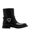 Bottega Veneta James Ankle Boots Featuring Decorative Hardware In Black