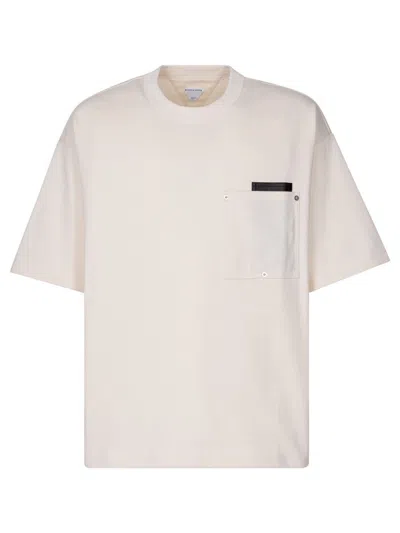 Bottega Veneta Japanese Jersey T-shirt Clothing In White