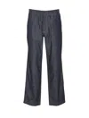 Bottega Veneta Relaxed Barrel Leg Indigo Denim Trousers In Blue