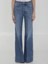 Bottega Veneta Wide-leg Jeans In Blue