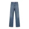 Bottega Veneta Vintage Indigo Palazzo Jeans Clothing In Blue
